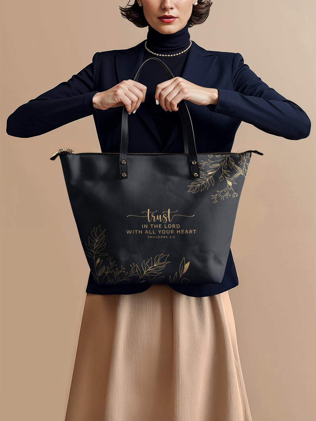 Trust - Proverbs 3:5 Leather Tote Bag Deal